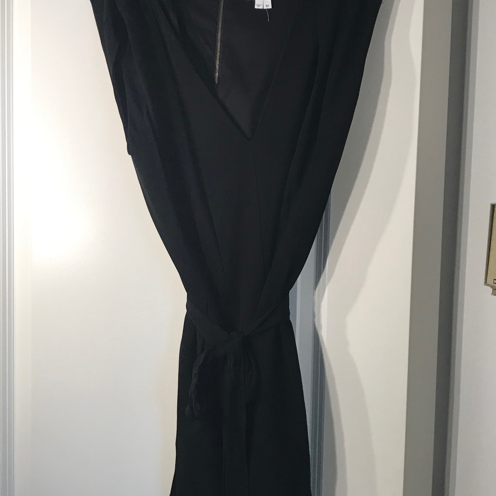 Helmut Lang Black Tie Romper | Size M